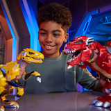 MGA Entertainment Armorsaurs Armor-Up - Yellow Raptor Blaze, Spielfigur 