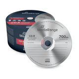 MediaRange CD-R 700 MB, CD-Rohlinge 52fach, 50 Stück