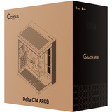 Ocypus Delta C74 ARGB , Tower-Gehäuse weiß, Panoramaglas