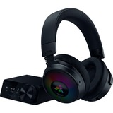 Razer Kraken V4 Pro , Gaming-Headset schwarz, Bluetooth 5.3, USB-Dongle, OLED Control-Hub