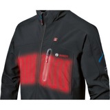 Bosch Heat+Jacket GHJ 12+18V Kit Größe L, Arbeitskleidung schwarz, inkl. Ladeadapter GAA 12V-21, 1x 12-Volt-Akku