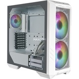 Cooler Master HAF 500 White, Tower-Gehäuse weiß, Tempered Glass