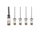 Digitus 40G QSFP+ zu 4XSFP+ Direct Attach Kabel 2m 