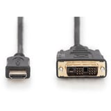 Digitus Adapterkabel HDMI > DVI-D schwarz, 3 Meter