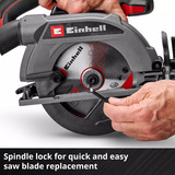 EINHELL Power X-Change Akku-Handkreissäge TE-CS 18/165-2 Li - Solo, 18Volt rot/schwarz, ohne Akku und Ladegerät