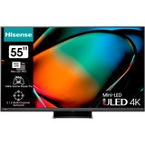 Hisense 55U8KQ, LED-Fernseher 139 cm (55 Zoll), schwarz/anthrazit, UltraHD/4K, Triple Tuner, HDR10, WLAN, LAN, Bluetooth. Free-Sync, 120Hz Panel