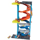 Hot Wheels City Transforming Race Tower, Rennbahn inkl. 1 Spielzeugauto