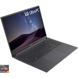 LG UltraPC (16U70Q-G.AR36G), Notebook grau, Windows 11 Home 64-Bit, 512 GB SSD