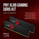 PNY DIMM 64 GB DDR5-6000 (2x 32 GB) Dual-Kit, Arbeitsspeicher schwarz, MD64GK2D5600030XR, XLR8 Gaming EPIC-X, INTEL XMP, AMD EXPO