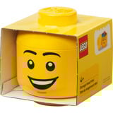 Room Copenhagen LEGO Storage Head "Happy Boy", mini, Aufbewahrungsbox gelb