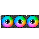 Thermaltake CT140 EX INFINITY, Gehäuselüfter schwarz, 3er Pack, 140 mm