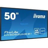 iiyama ProLite LH5052UHS-B1, Public Display schwarz, UltraHD/4K, Android, HDMI