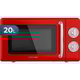 Cecotec ProClean 3010 Retro Red, Mikrowelle rot