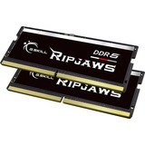 G.Skill SO-DIMM 32 GB DDR5-5600 (2x 16 GB) Dual-Kit, Arbeitsspeicher schwarz, F5-5600S4645A16GX2-RS, Ripjaws, INTEL XMP