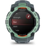 Garmin Instinct 3 - 50 mm, AMOLED, Smartwatch Twilight/Neo Tropic, Silikon-Armband