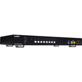 Lindy 8 Port IPower Switch (32623), Steckdosenleiste schwarz, Intelligente PDU mit 8 mess- und schaltbaren Stromausgängen