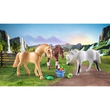 PLAYMOBIL 71356 Horses of Waterfall 3 Pferde: Morgan, Quarter Horse & Shagya Araber, Konstruktionsspielzeug 