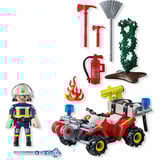 PLAYMOBIL 71825 Action Heroes Feuerwehr Quad löscht Heckenbrand, Konstruktionsspielzeug 