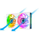 Thermaltake SWAFAN UNIFY 240, Gehäuselüfter weiß, 244 mm