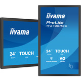 iiyama ProLite TF2438MSC-B2, LED-Monitor 60.5 cm (23.8 Zoll), schwarz (matt), FullHD, IPS, DP, HDMI, Wasserfeste Touch-Funktion, 120Hz Panel