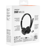 Creative Chat Wireless, Headset schwarz, USB-Dongle, Bluetooth