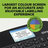 Dymo LabelManager 640 CB, Beschriftungsgerät schwarz, 2202104, Thermotransfer-Druck