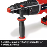 EINHELL Professional Akku-Bohrhammer TP-HD 18/26 D Li BL - Solo, 18Volt schwarz/rot, ohne Akku und Ladegerät, in E-Case