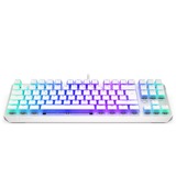 ENDORFY Thock TKL Pudding Onyx White, Gaming-Tastatur weiß, DE-Layout, Kailh RGB Red