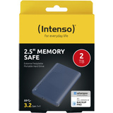 Intenso Memory Safe 2 TB, Externe Festplatte blau, extern, USB-A 3.2 Gen 1 (5 Gbit/s)