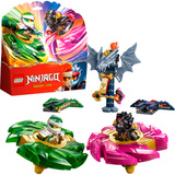 LEGO 71875 Ninjago Lloyd vs. Ras Spinner-Duell, Konstruktionsspielzeug 
