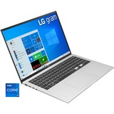 LG gram 16 (16Z90P-G.AA76G), Notebook silber, Windows 10 Home 64-Bit