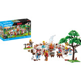 PLAYMOBIL 71827 Asterix: Das Dorfbankett, Konstruktionsspielzeug 