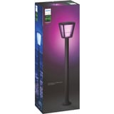 Philips Hue White & Color Ambiance Econic Outdoor Wegeleuchte, LED-Leuchte schwarz