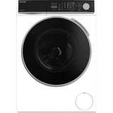 SHARP ES-WNFL814CWDA-DE , Waschmaschine weiß/schwarz, WIFI, Advanced Inverter Motor