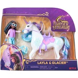 Spin Master Unicorn Academy - Layla und Einhorn Glacier Set, Spielfigur 