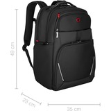 Wenger Meteor , Rucksack schwarz, bis 43,2 cm (17")