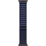 Apple 49 mm Alpine Loop, Uhrenarmband dunkelblau/schwarz, Größe S