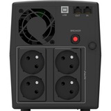 BlueWalker PowerWalker Basic VI 2200 STL FR, USV schwarz, Outlet: 4x Type E French