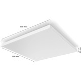 Philips Hue  White & Color Ambiance Datura Deckenleuchte, LED-Leuchte weiß, quadratisch