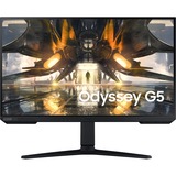 SAMSUNG Odyssey G5A S27AG500NU, Gaming-Monitor 68 cm(27 Zoll), schwarz, QHD, AMD Free-Sync, IPS, 165Hz Panel