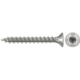 fischer Spanplattenschraube PowerFast II 3,0x30 Senkkopf TX 200 Stück, mit Vollgewinde, Edelstahl A2