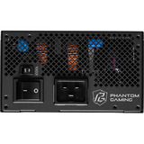 ASRock Phantom Gaming  PG-1600G 1600W Gold, PC-Netzteil schwarz, 2x 12-Pin High Power GPU, 8x PCIe, Kabelmanagement, 1600 Watt