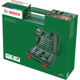 Bosch Heimwerken & Garten Werkzeug Set, 134-teilig, Werkzeug-Set grün, mit Werkzeugkoffer