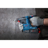 Bosch Professional Akku-Bohrhammer GBH 18V-22 X Professional solo, 18Volt blau/schwarz, ONECHUCK, ohne Akku und Ladegerät, in L-BOXX
