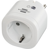 Brennenstuhl Connect WiFi Steckdose WA 3600 XS02 weiß, Sprachsteuerung, Zeitschaltuhr, App