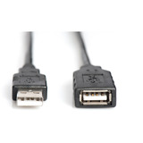 Digitus Aktives USB 2.0 Verlängerungskabel, 15 Meter schwarz, Repeater Kabel