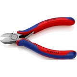 KNIPEX Seitenschneider 76 22 125, Schneid-Zange rot/blau, Länge 125mm