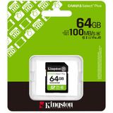 Kingston Canvas Select Plus 64 GB SDXC, Speicherkarte UHS-I U1, Class 10, V10