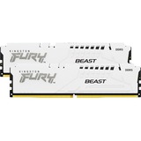 Kingston FURY DIMM 32 GB DDR5-6800 (2x 16 GB) Dual-Kit, Arbeitsspeicher weiß, KF568C34BWEK2-32, FURY Beast, INTEL XMP, AMD EXPO