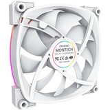 Montech RX140 PWM 140x140x25, Gehäuselüfter weiß, 140 mm